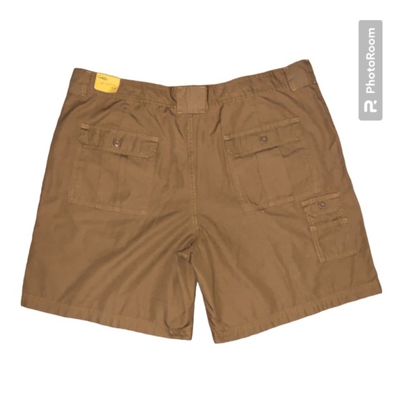 NWT Cabela’s men’s cargo hiking shorts size 44 rye beige 5 pocket big and tall - Picture 7 of 7